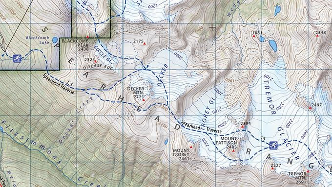 Garibaldi Park BC Map, 5th Edition