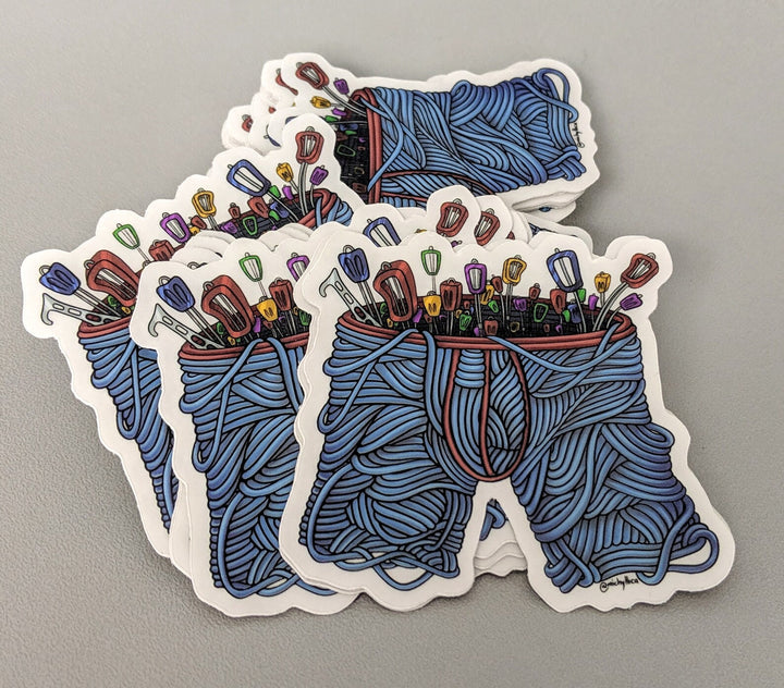 Grow Some Nuts Sticker