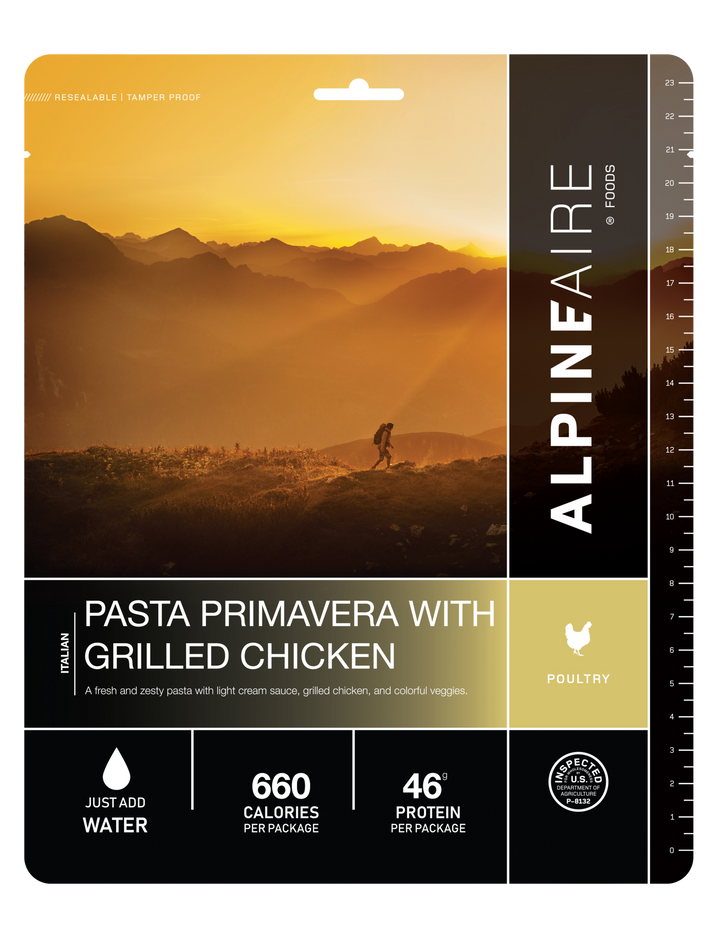 Pasta Primavera with Grilled Chicken
