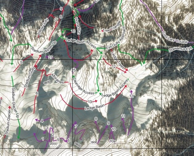 Sea to Sky Backcountry Map