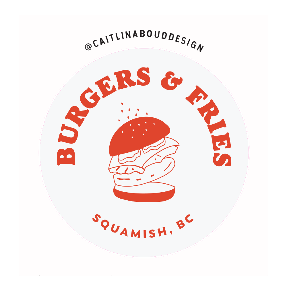 Burgers & Fries Sticker