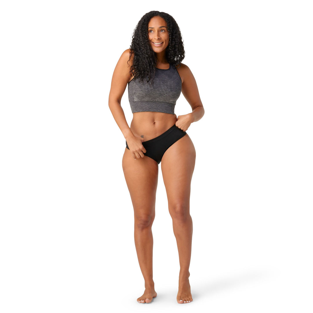 Women's Merino Wool Hipster Brief - Ultralight - Wicking Breathable  Anti-Odor - Black - XS at  Women's Clothing store
